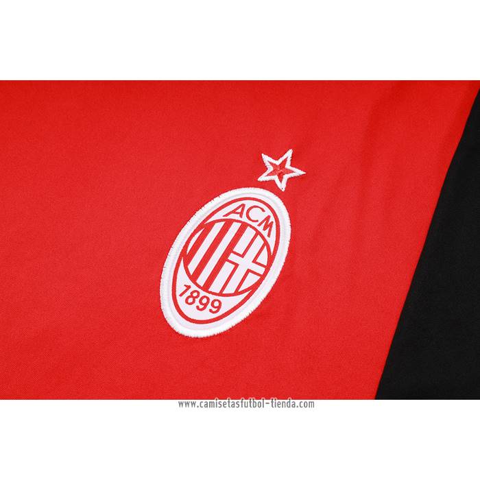 Chandal del AC Milan 2023 2024 Manga Corta Rojo